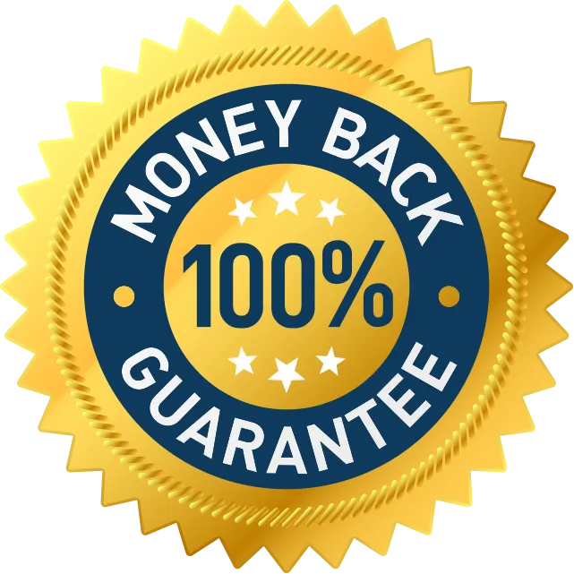money back guarantee badge