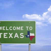 Welcome to Texas sign