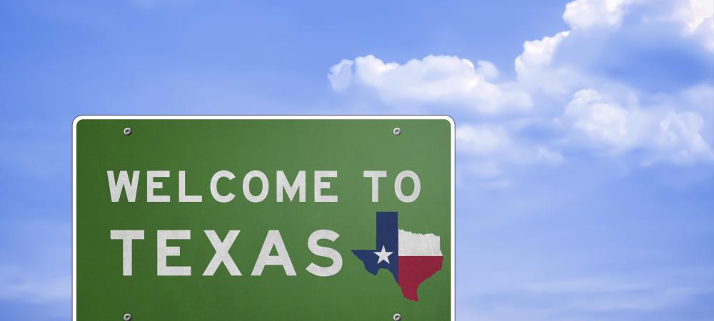 Welcome to Texas sign